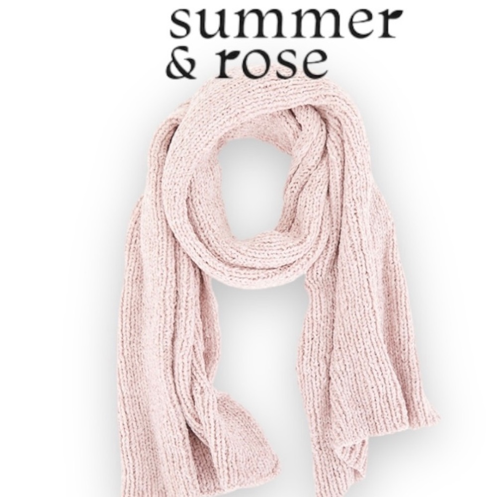 Summer & Rose Blush Super Soft Rose Blush Chenille Scarf